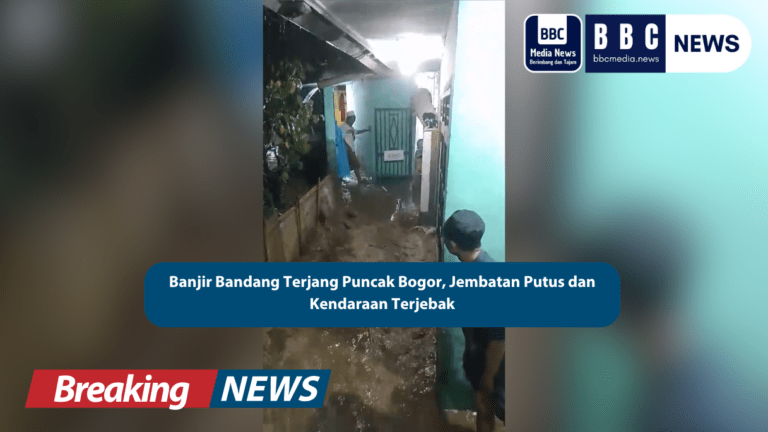 banjir bandang di puncak bogo pada 2 maret 2025