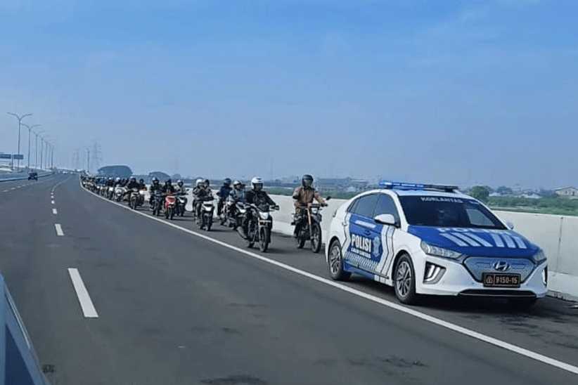 Ratusan Motor Dibolehkan Lintasi Tol Cibitung-Tanjung Priok